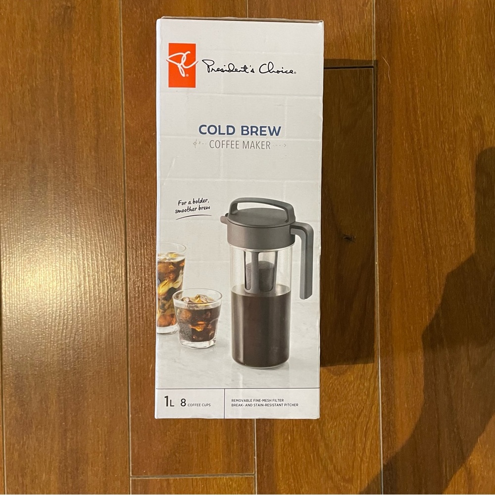 PC Cold Brew coffee maker, NWT